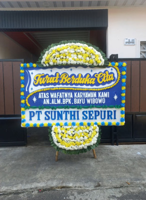 Papan Bunga Duka di Rimba Soping