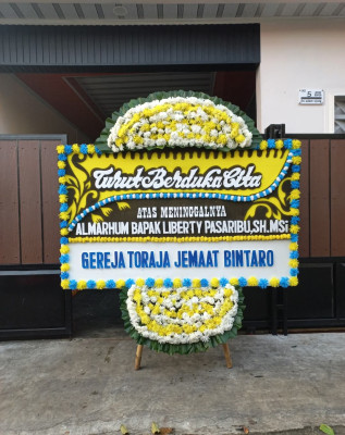 Papan Bunga Duka di Rimba Soping